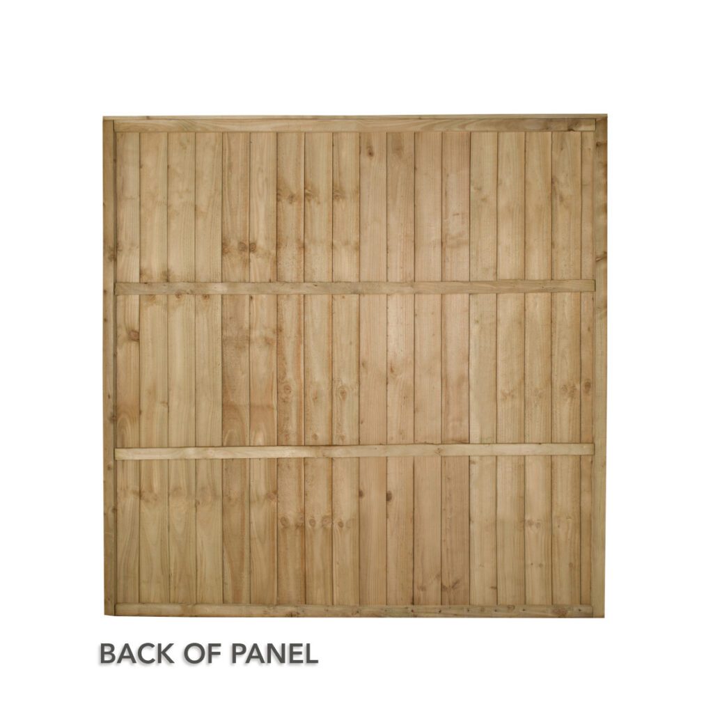 Forest Garden 6ft x 6ft Pressure Treated Closeboard Fence Panel – Pack of 4 5013053167823 2